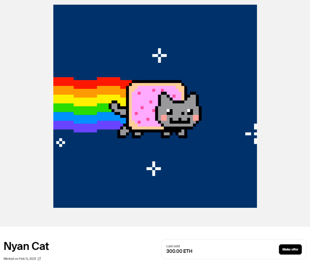 Nyan Cat（ニャンキャット）　NFT