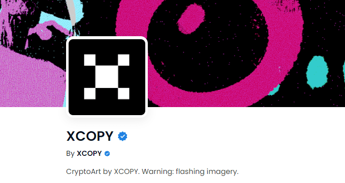 XCOPY（エックスコピー）　NFT